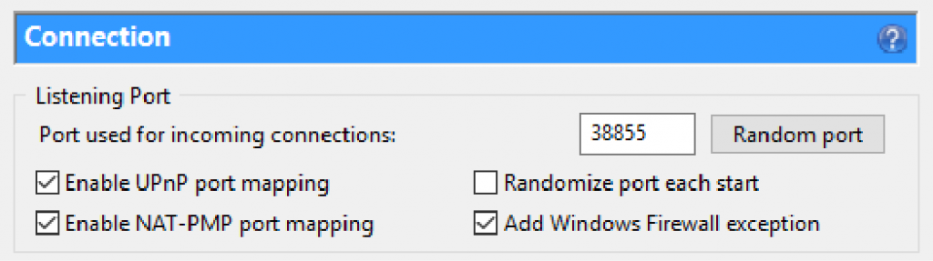 Manual port forwarding