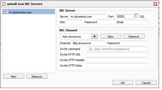 IRC CHANNELS