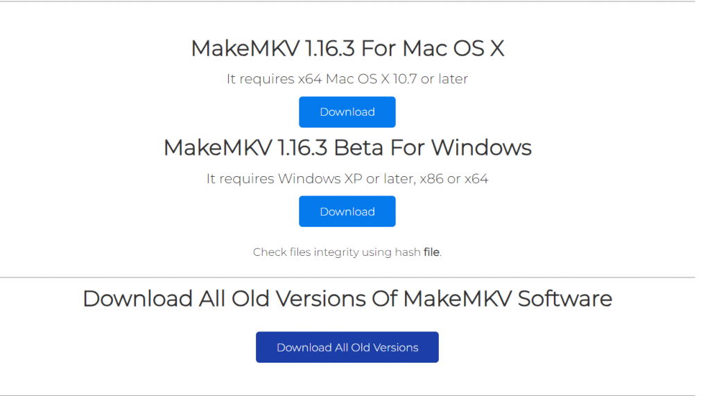 MakeMKV installation 