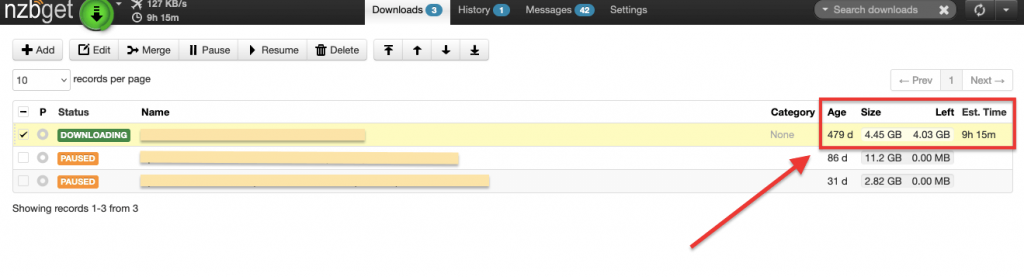 Monitoring downloads 