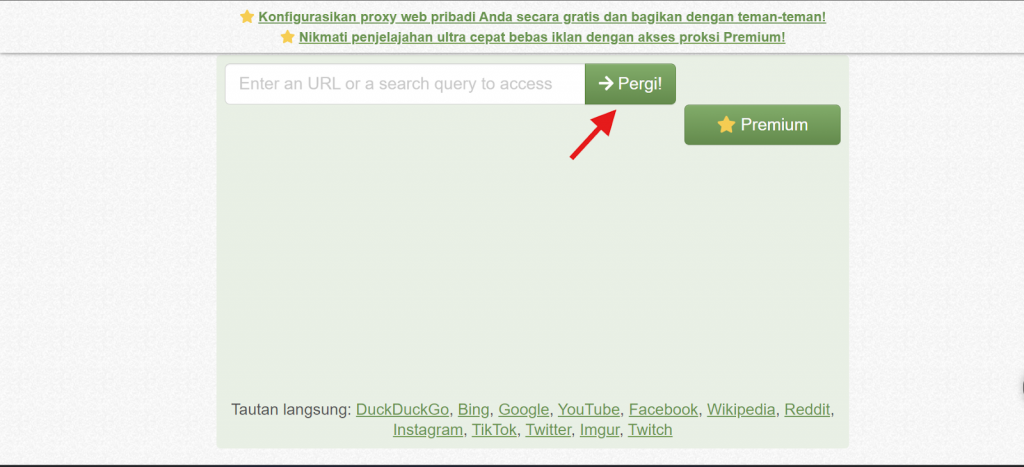 buka situs web pada proxy croxy