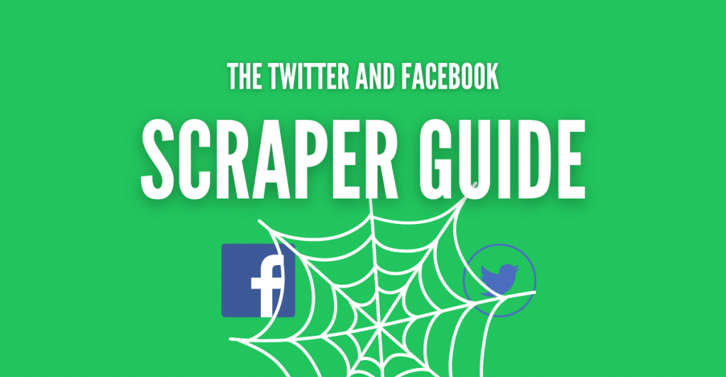 twitter and facebook scraper