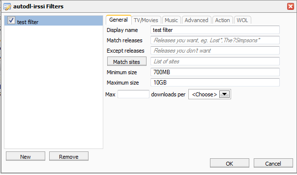 Setting RSS feed in ruTorrent. 