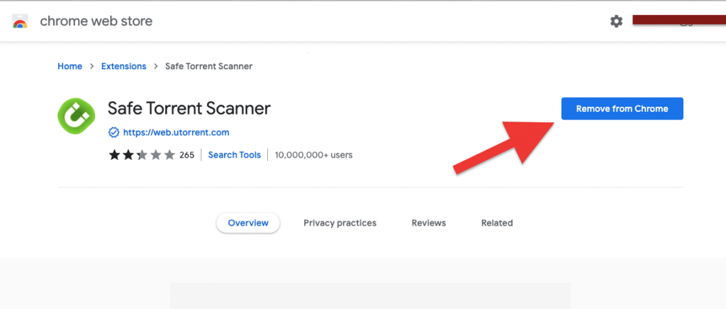 Remove Safe Torrent Scanner
