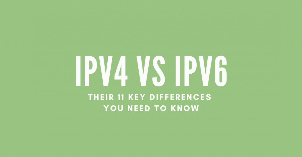 ipv4 vs ipv6