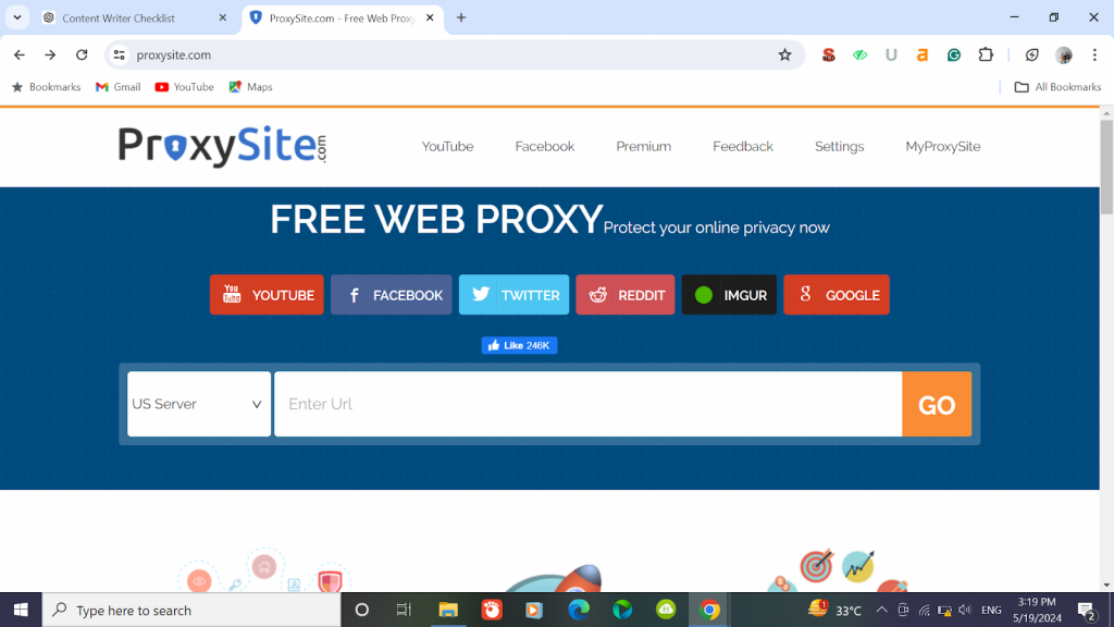 website proxysite.com