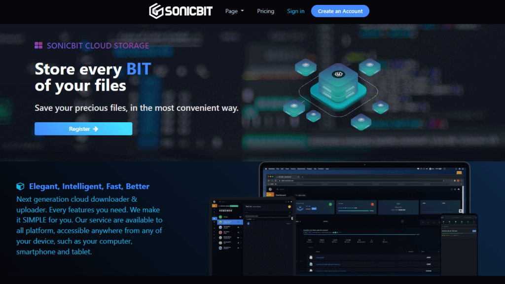 SonicBit memiliki layanan dan kecepatan yang kurang baik, dan antarmuka yang lambat