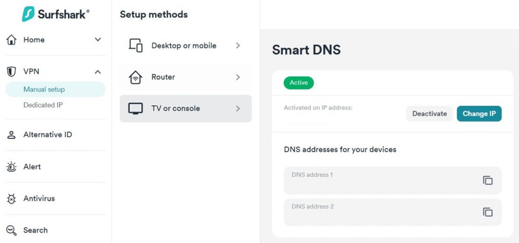 It’s easy to configure Surfshark’s SmartDNS