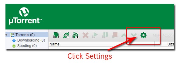 uTorrent seedbox settings