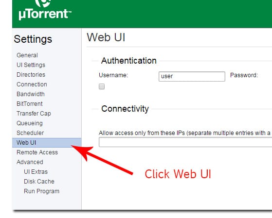 utorwebui-settings