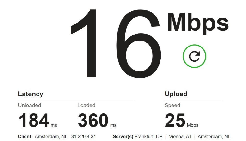 Meskipun agak lambat, kecepatan proxy gratis Whoer lebih tinggi daripada yang diiklankan.